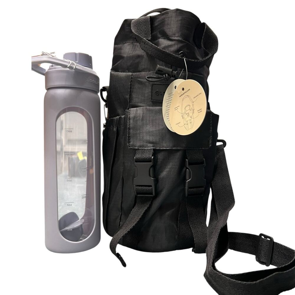 Blogilates Insulated Crossbody Bag & Shaker Bottle Fitness Bundle